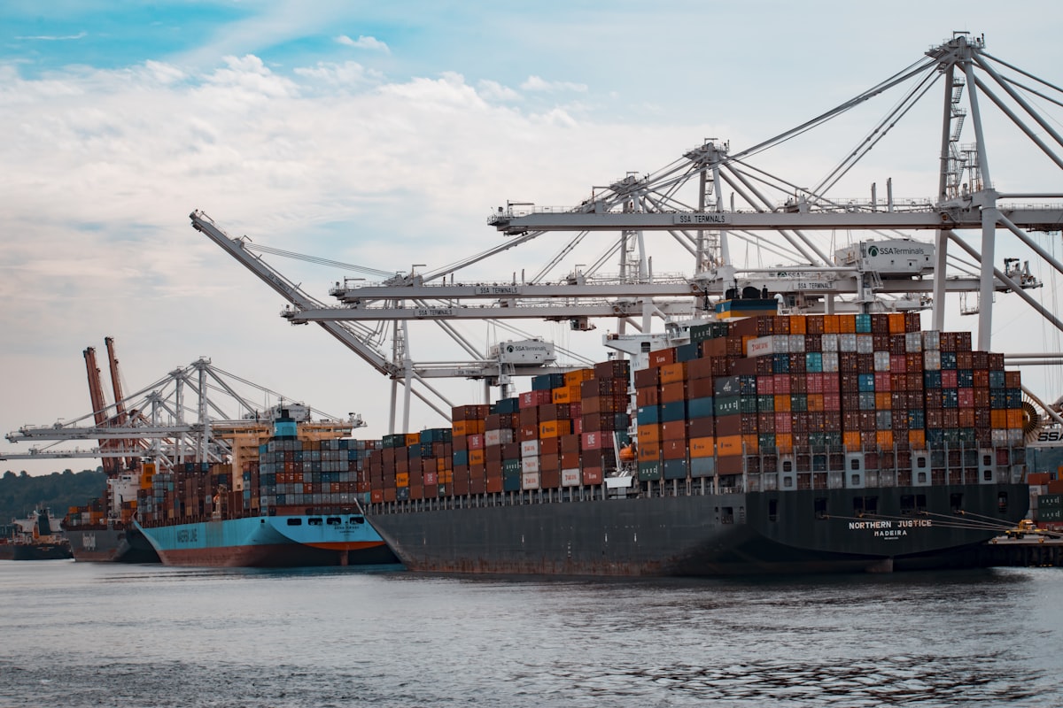 Port terminal — a real consignment, not a placeholder bill number